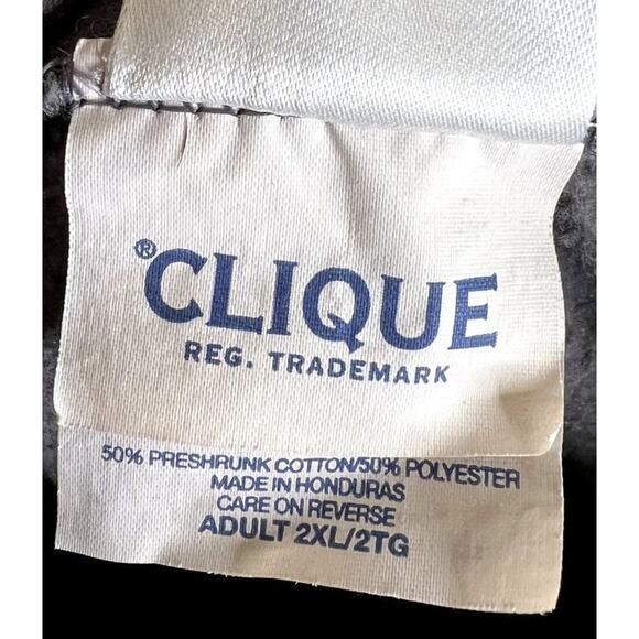 Peterbilt Hoodie Men's Size 2XL Pullover Sweater Blue White Spell-out Oval Logo - Picture 4 of 10